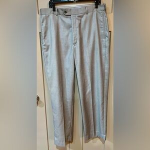 Roundtree & Yorke Gray Dress Pants Classic Style